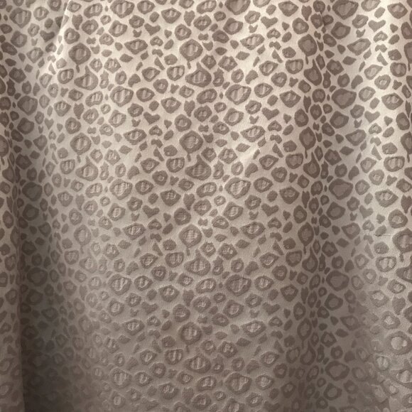 Michael Kors Leopard Print Silver Gray Trapeze Blazer Jacket - Picture 5 of 8